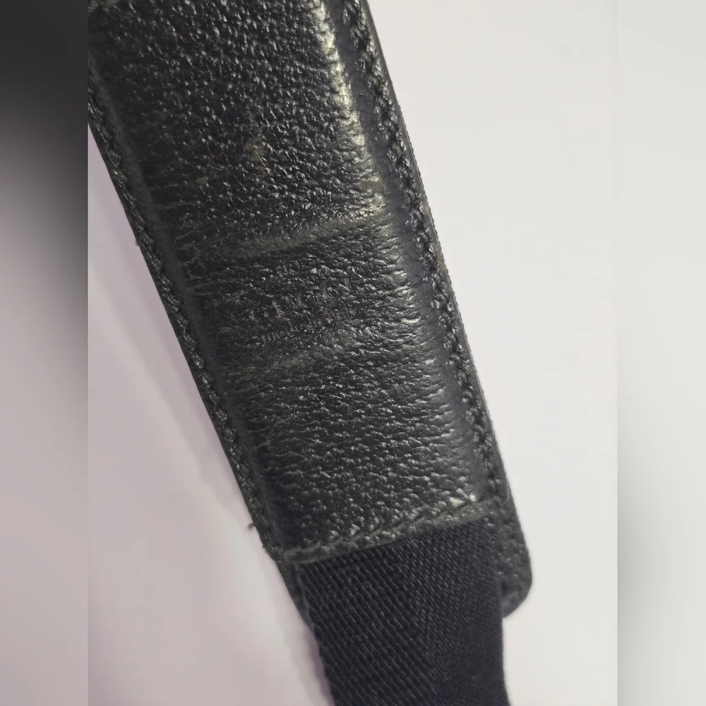 Gucci Black GG Monogram Canvas Crossbody Bag FAIR - Picture 8 of 15
